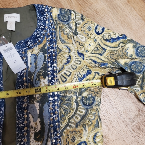 NWT Chico jacket- size 0(XS) - Picture 4 of 7
